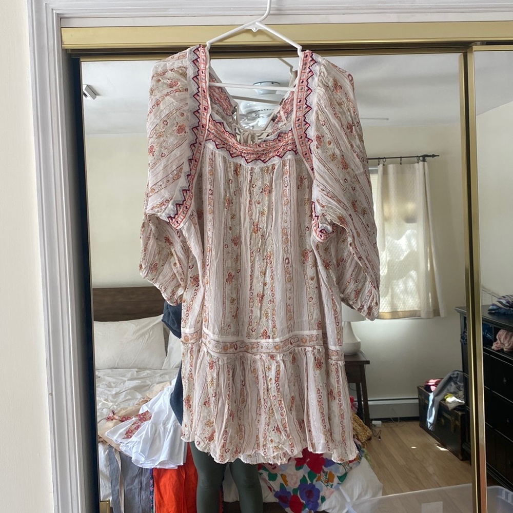 Free people mini dress/cover up